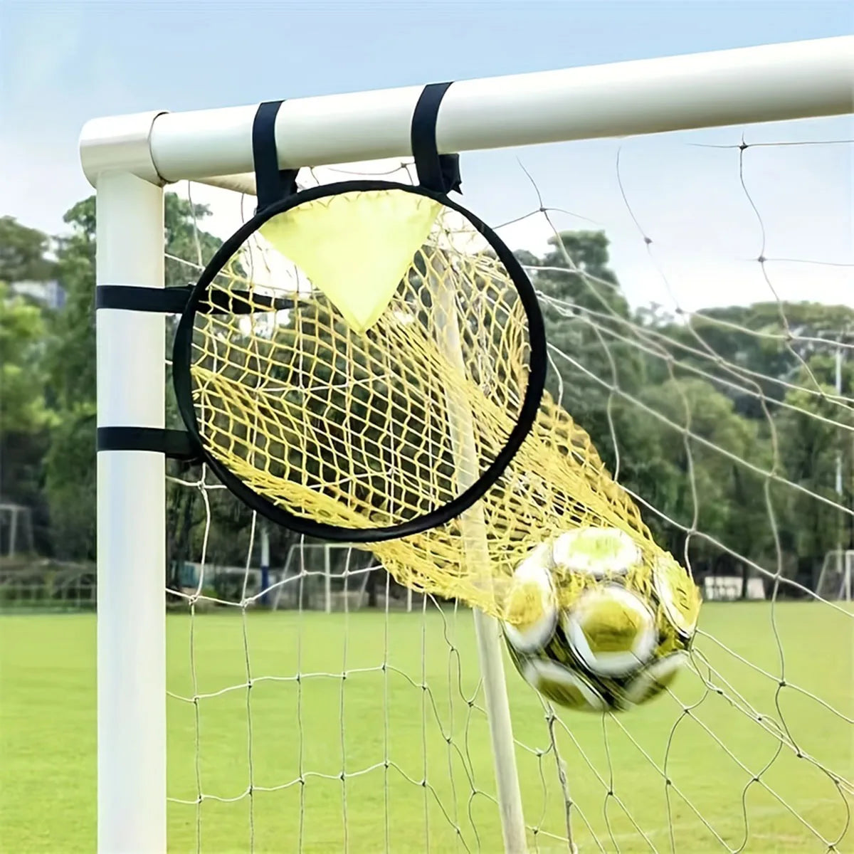1 Pcs Youth Football Aiming Net Football Training Shooting Target Improve Hit Net Football Net Foldable Net Football Goal Net